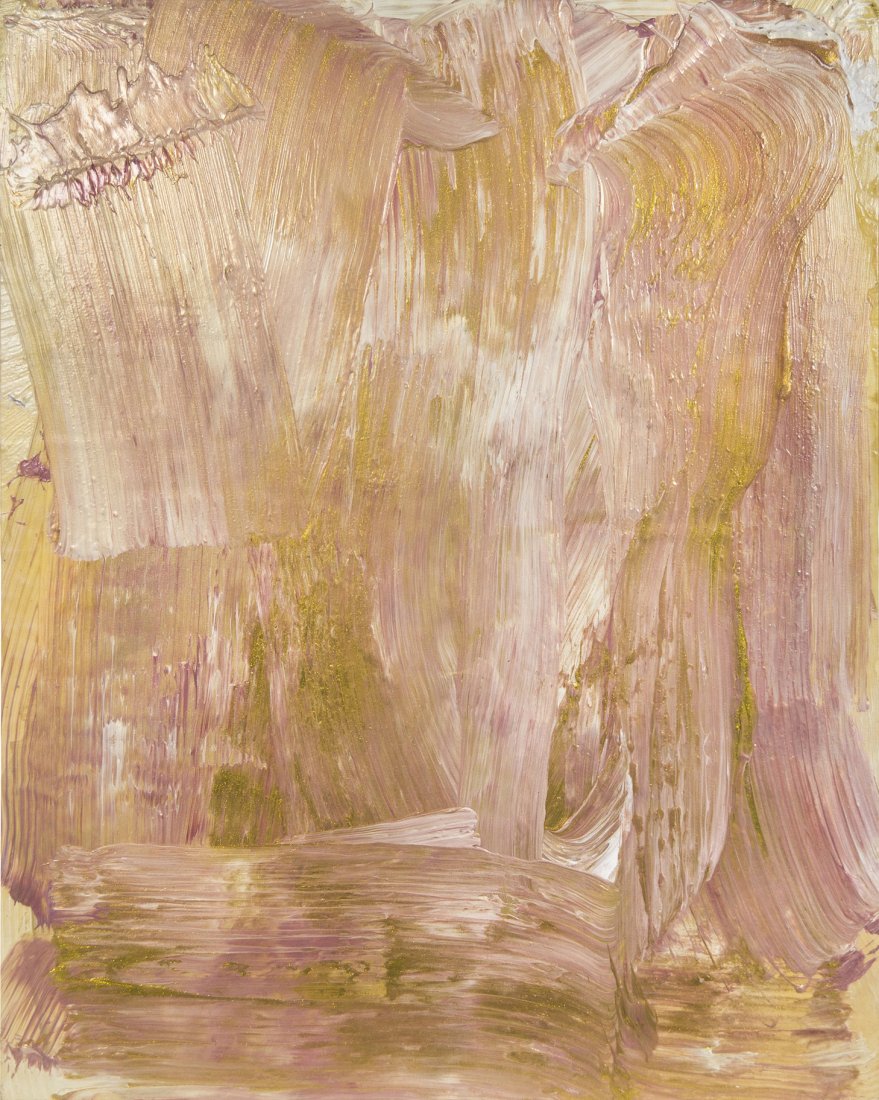 John Adams Griefen, (American, b. 1942), All that: John Adams Griefen (American, b. 1942) All that Glitters, 1988 mixed media and glitter on canvas signed John Adams Griefen and titled (verso) 85 x 68 inches. Provenance: Saland