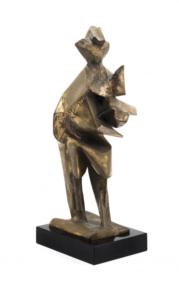Abbott Pattison, (American, 1916-1999), Abstract: Abbott Pattison (American, 1916-1999) Abstract Figure bronze inscribed A. Pattison, Firenze (base) Height: 17 1/2 inches on a 1 1/2 inch black marble base. Property from the Estate of