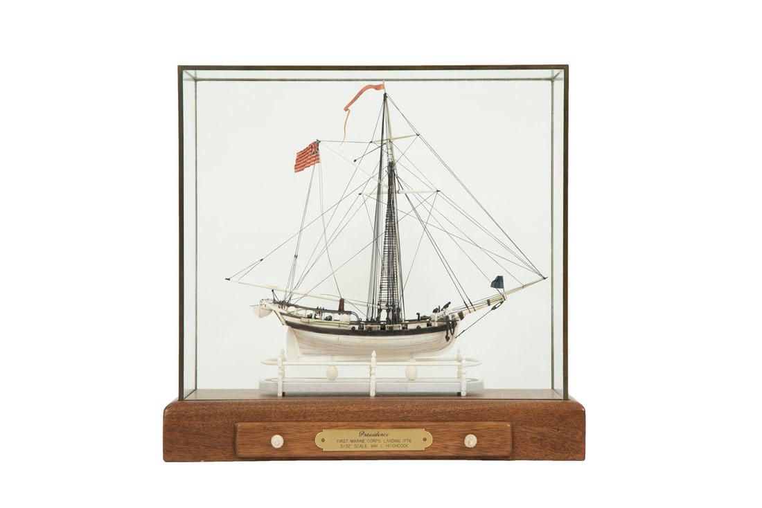 A Cased Model of the Ship Providence by William Hitchcock (1928-2006) (1 of 5)