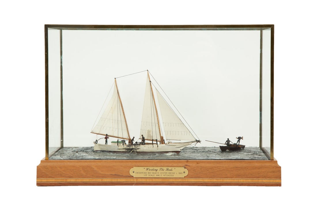 A Cased Marine Model Diorama by William Hitchcock (1928-2006) (1 of 4)