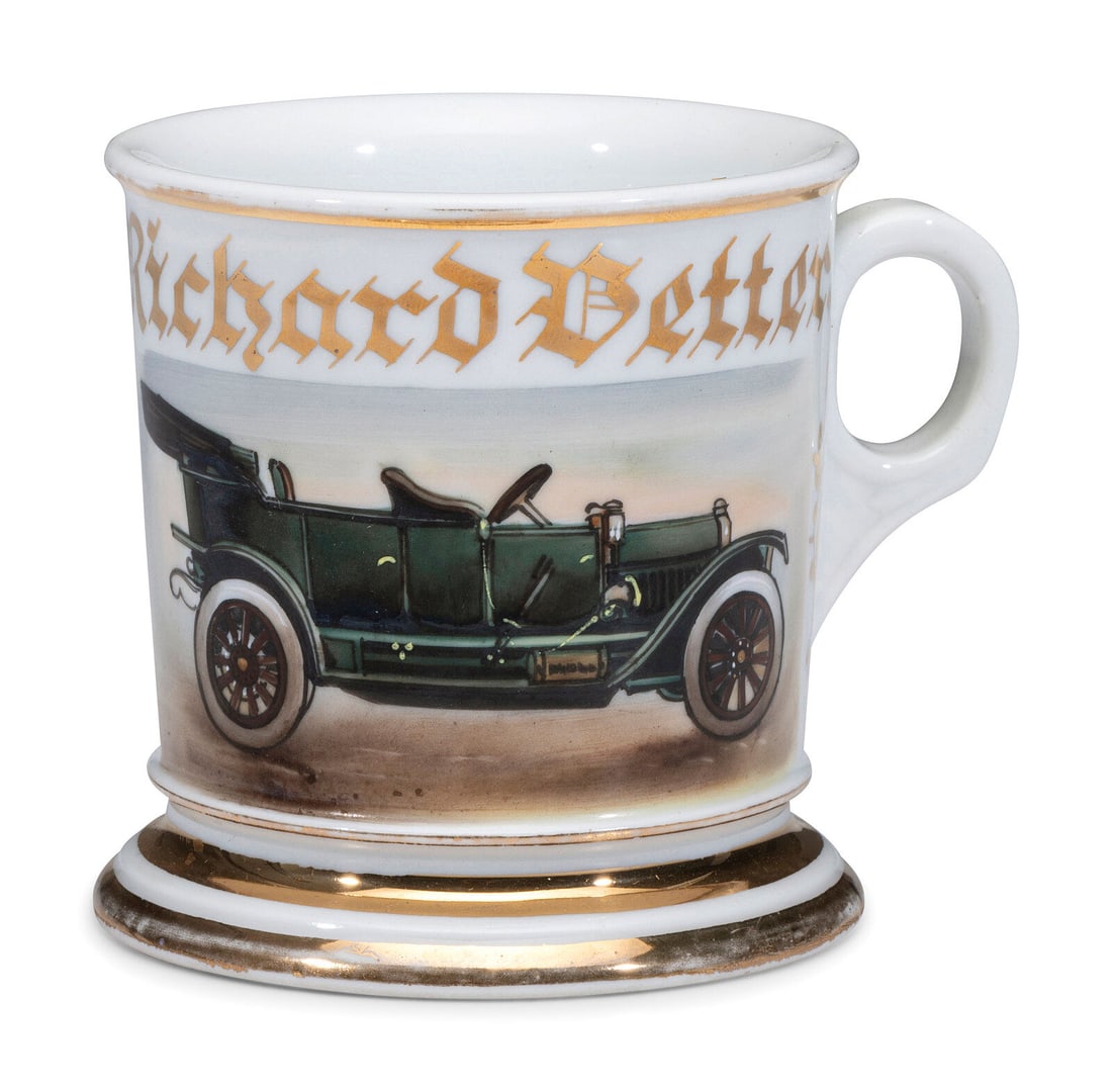 An Open Touring Car Porcelain Shaving Mug (1 of 5)