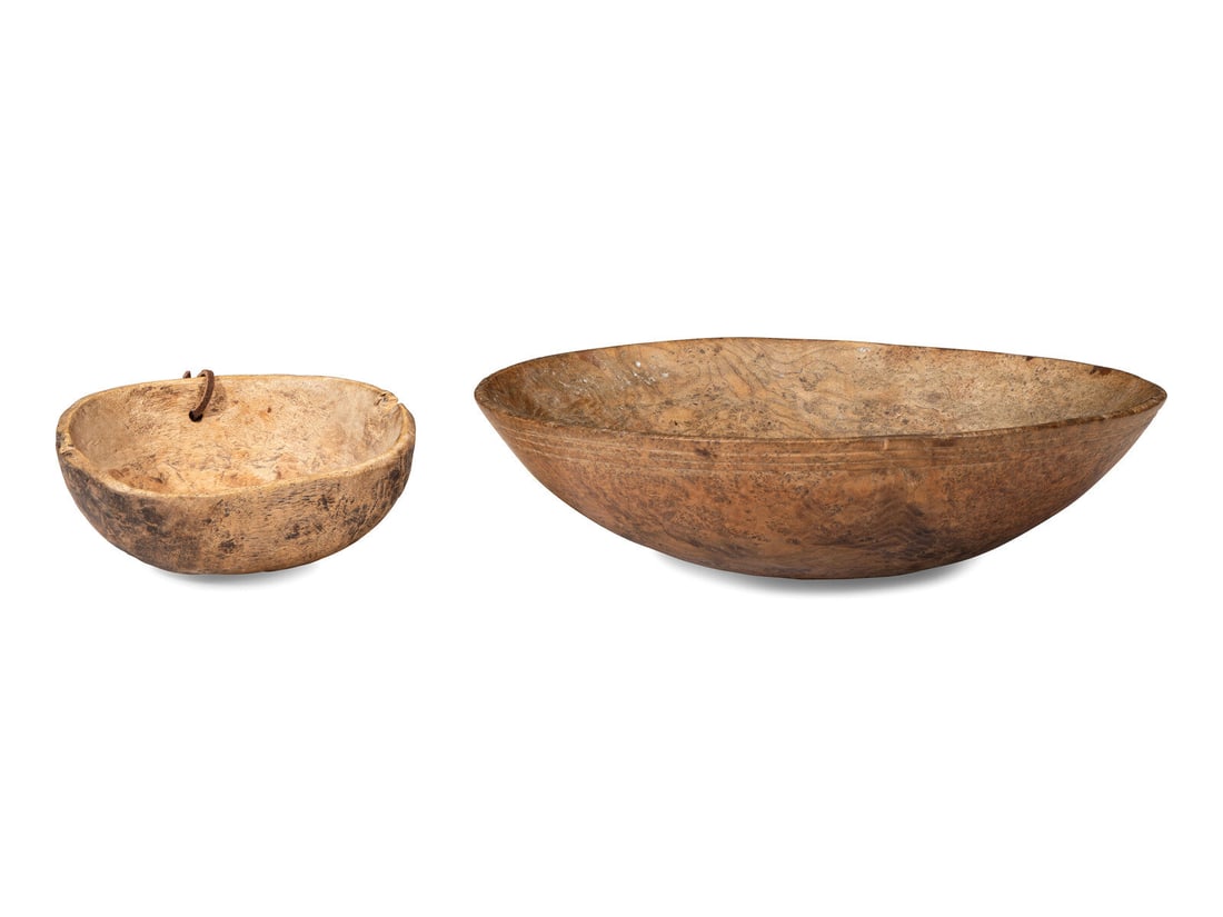 A Burl Wood Bowl and a Canoe Cup (1 of 3)
