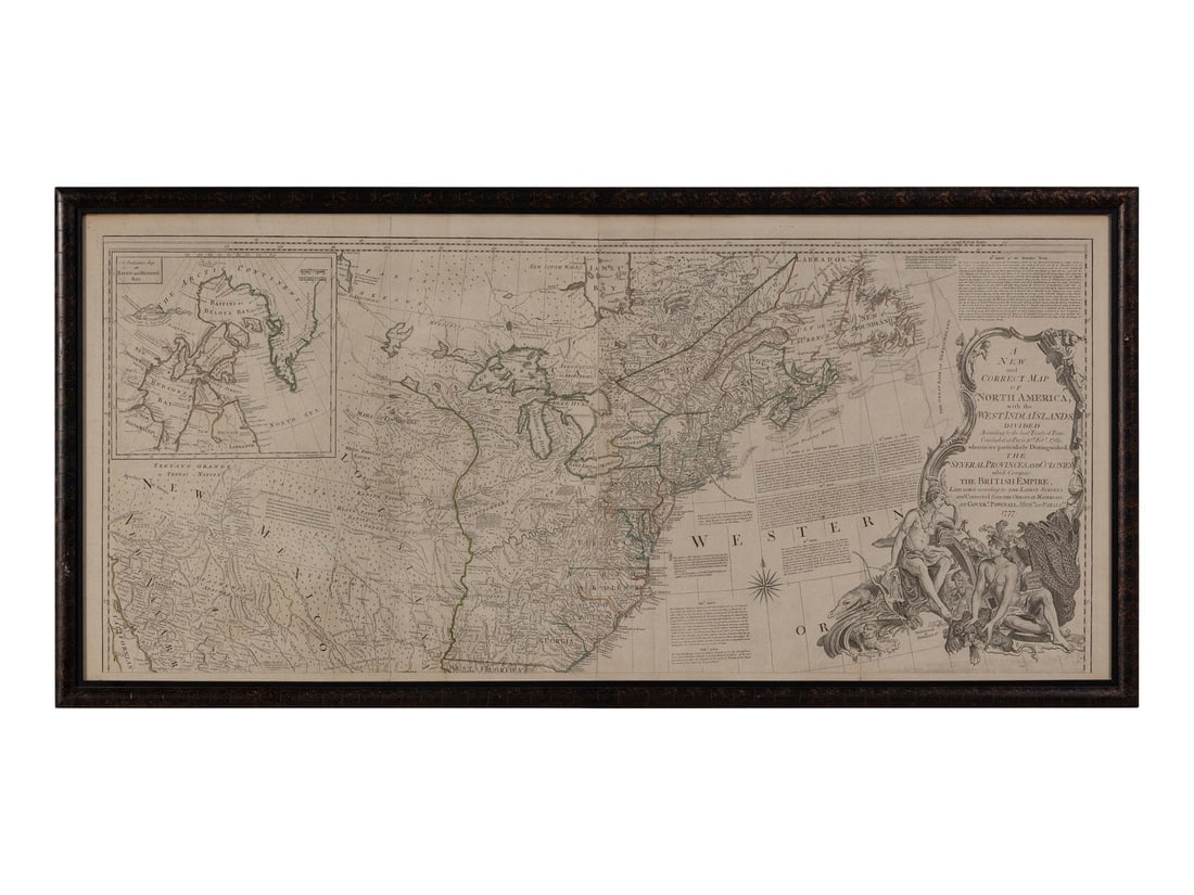 POWNALL, Thomas (1777-1805). A New and Correct Map of North America, with the West India Islands, (1 of 3)