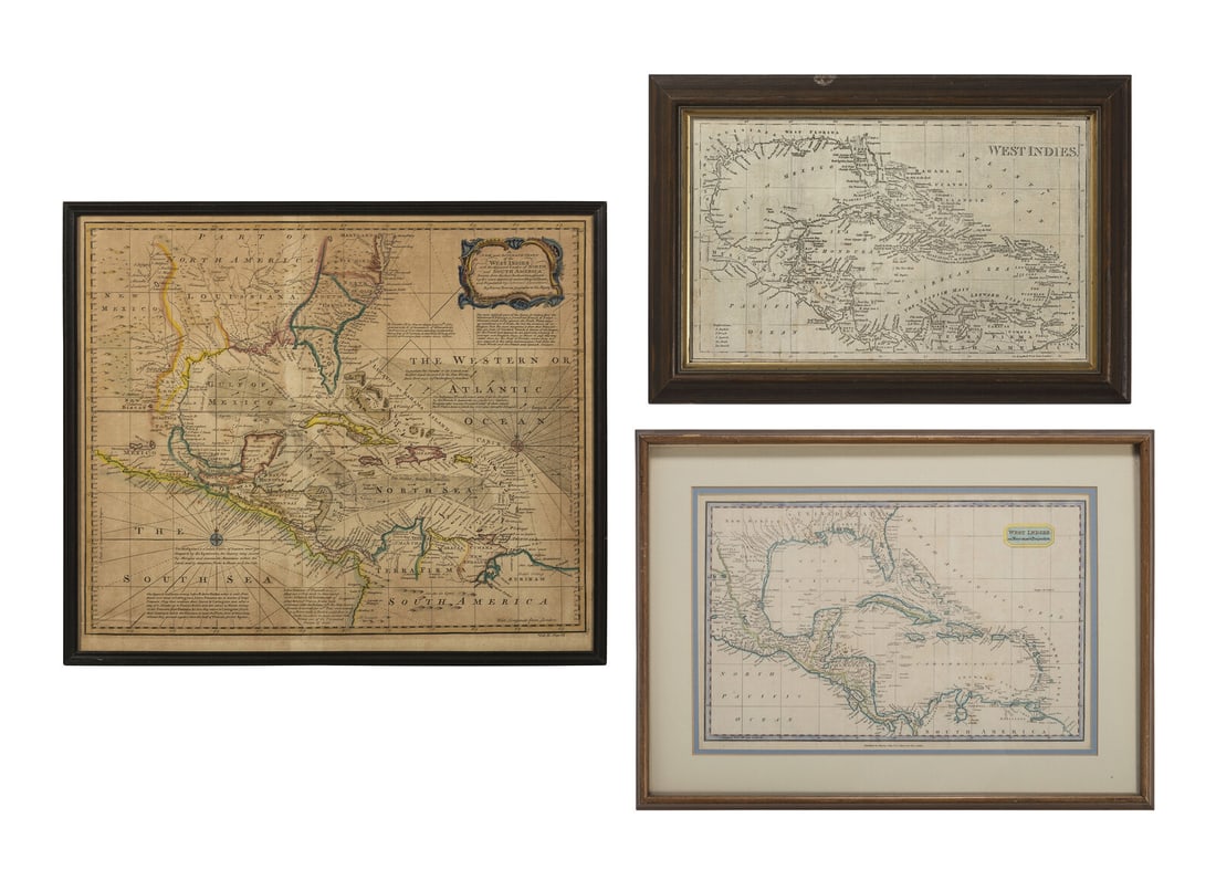 central America Three Maps Of - 172516761 1 X 