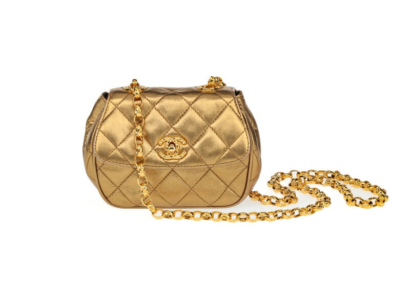 Chanel Mini Flap Bag in Quilted Leather, 1991-94  (1 of 6)