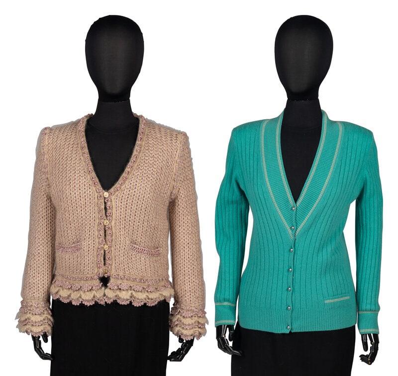 Two Chanel Cardigan Sweaters, 2000s  (1 of 4)