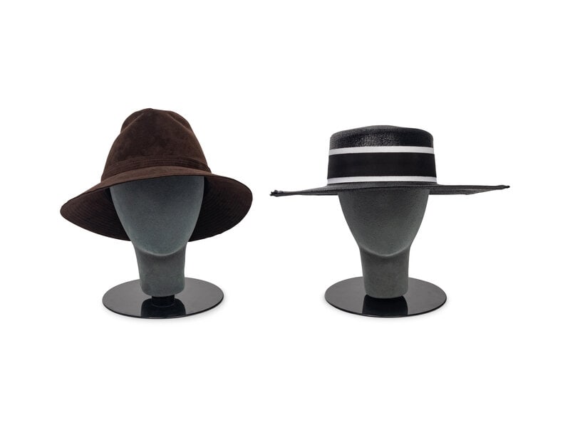 Two Hats by Halston and Yves Saint Laurent, 1970s  (1 of 5)