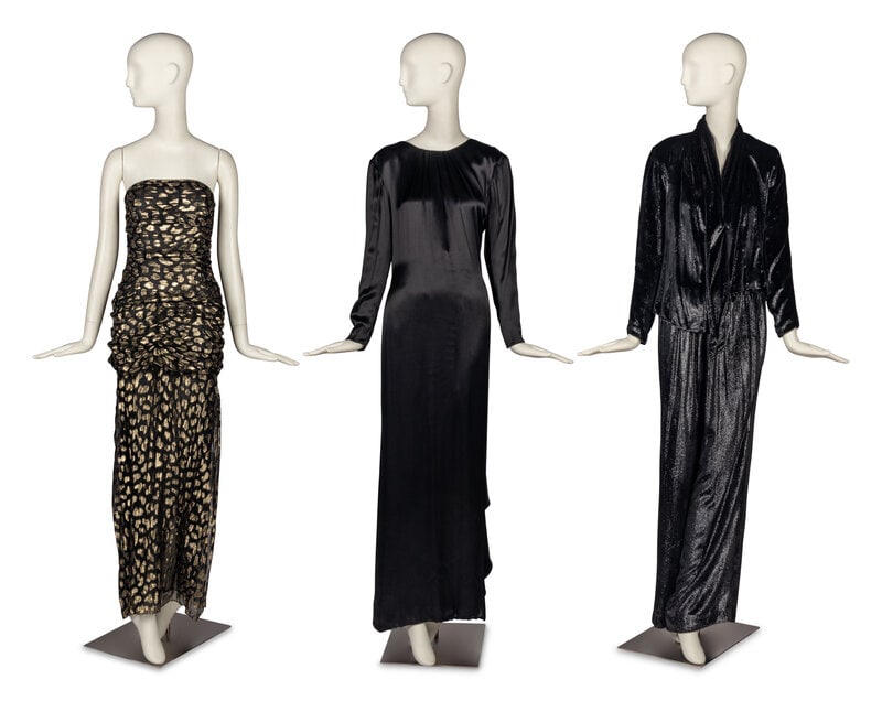 Three Designer Ensembles by Amen Wardy, Givenchy, and One Unlabeled, 1980s  (1 of 4)
