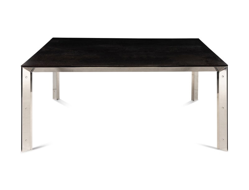 A Christophe Pillet for Holly Hunt Studio Oblique Dining Table: A Christophe Pillet for Holly Hunt Studio Oblique Dining Table Height 30 x width 72 1/4 x depth 72 1/4 inches. This lot is located in Chicago.