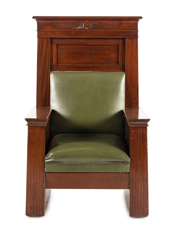 An Egyptian Revival Throne Chair (1 of 5)