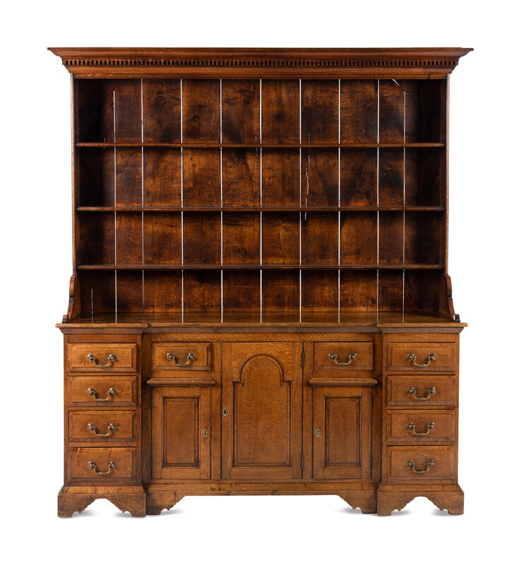 A George III Style Oak Welsh Cupboard (1 of 4)