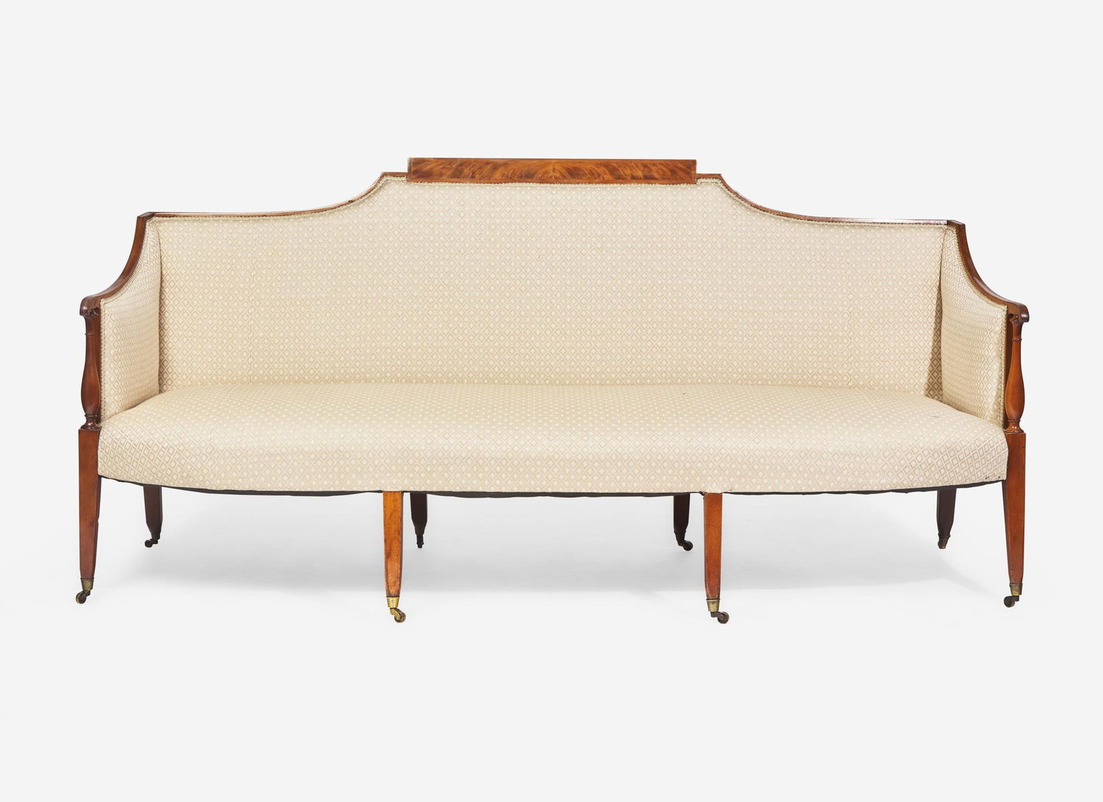 A Federal carved mahogany sofa, Maryland, circa 1800 (1 of 3)