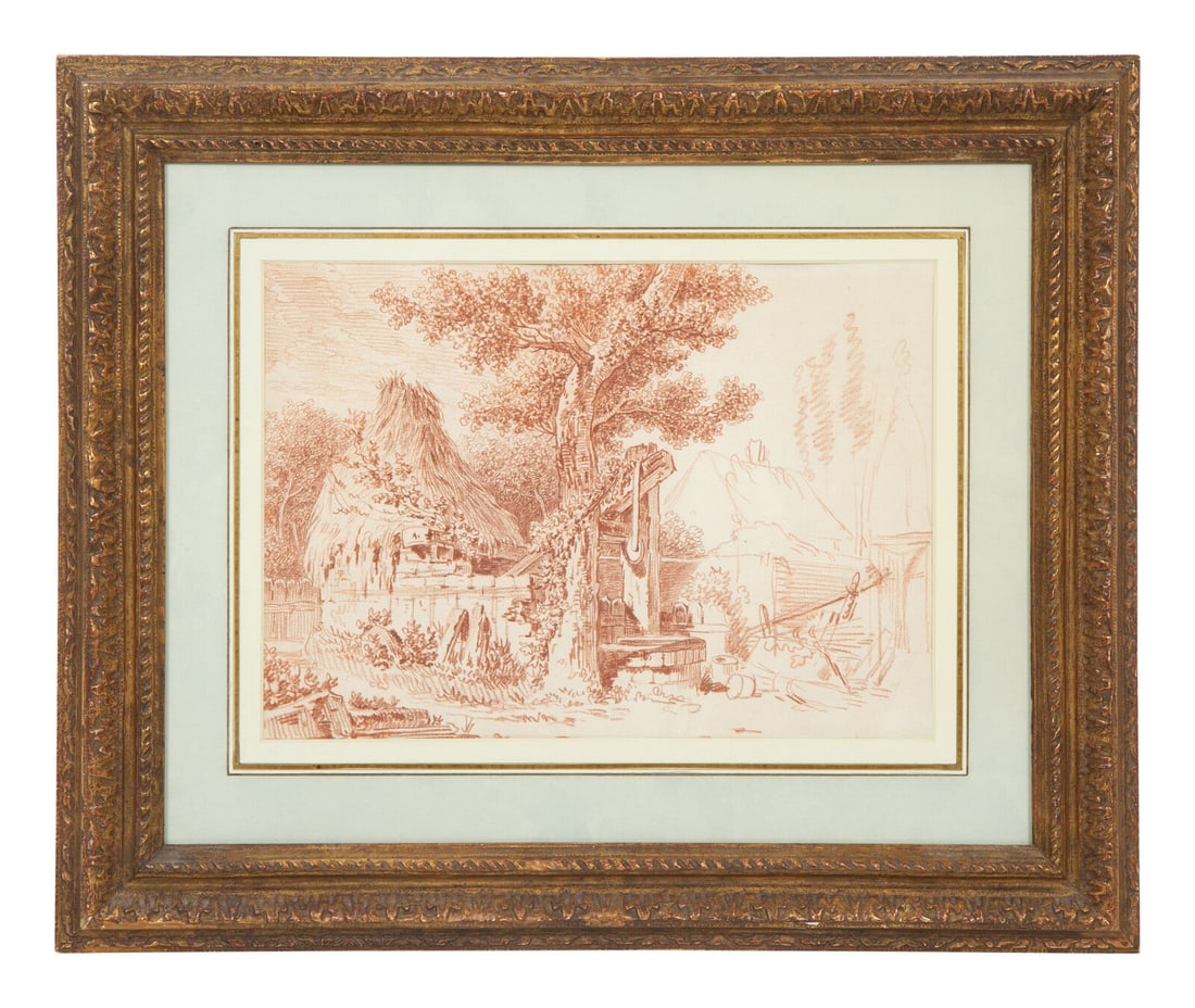 Louis Le Sueur Study of Cottage and Tree (1 of 4)