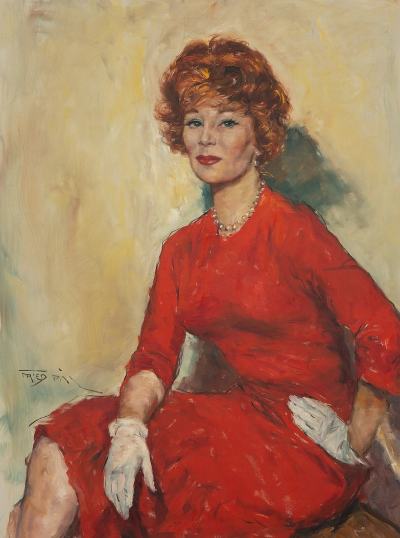 Pál Fried (Hungarian/American, 1893 - 1976) Portrait of Magda, Zsa Zsa Gabor's Sister (1 of 5)