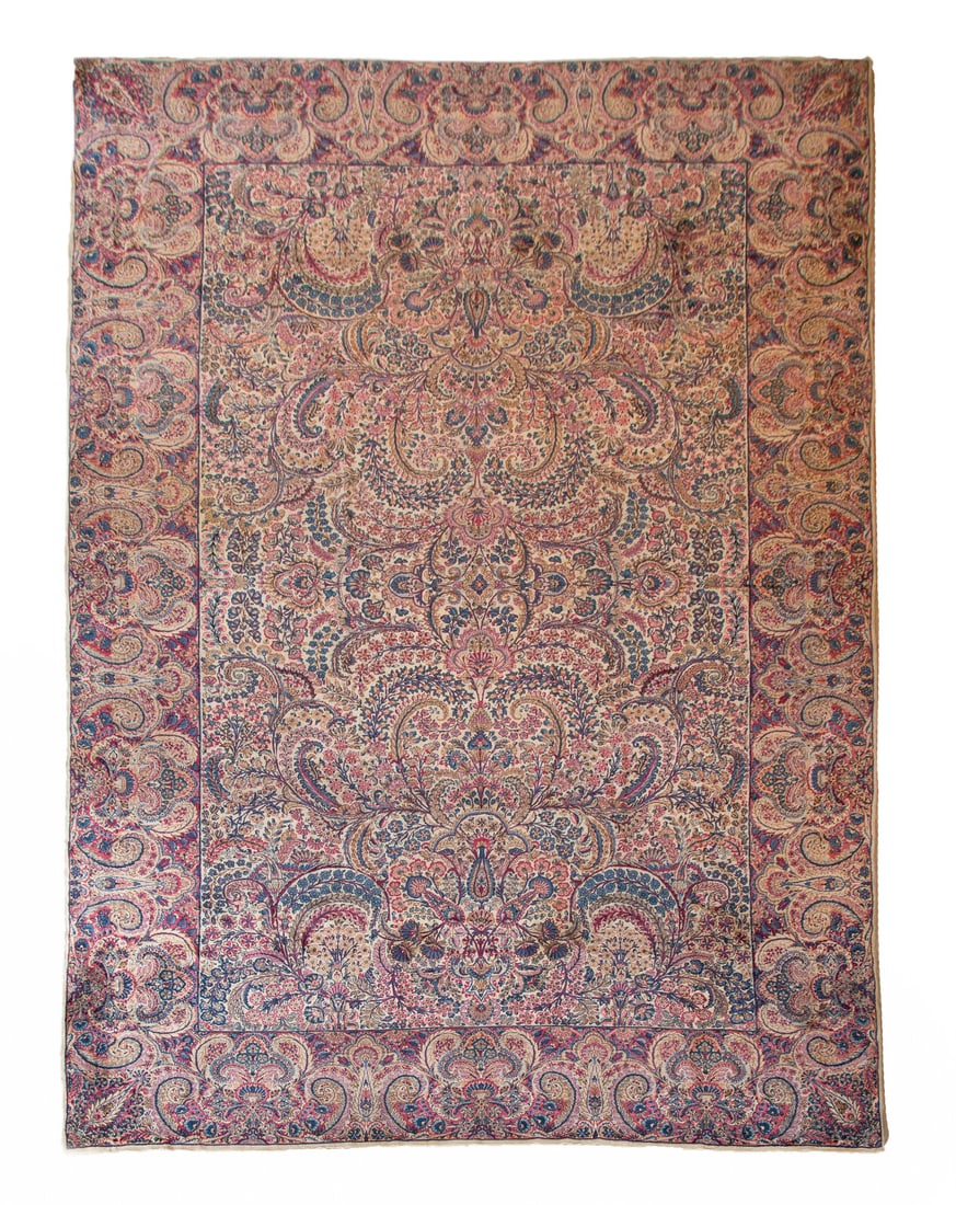 A Kerman Tree of Live Wool Rug (1 of 3)