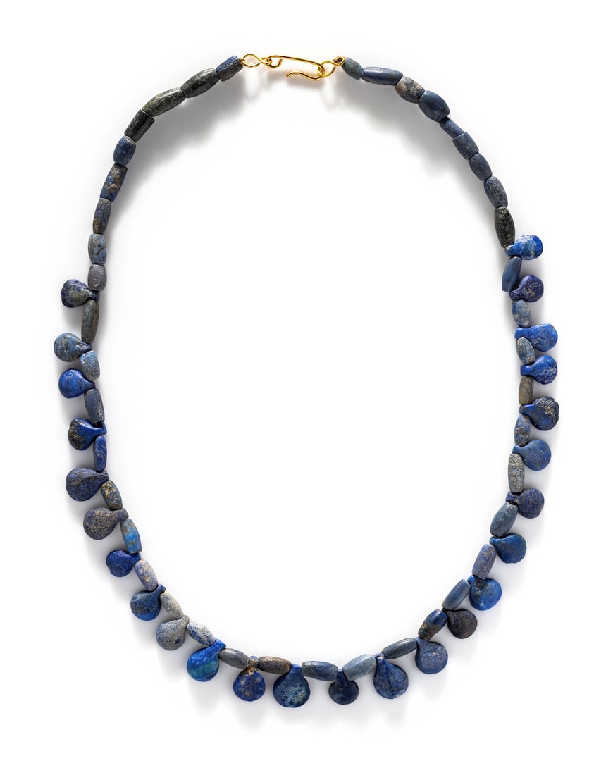 A Western Asiatic Lapis Lazuli Bead Necklace (1 of 2)