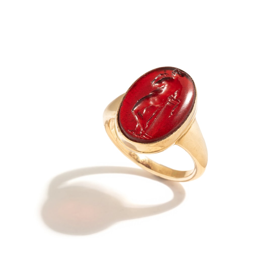A Greek Glass Ring Stone with the Goddess Venus (1 of 4)