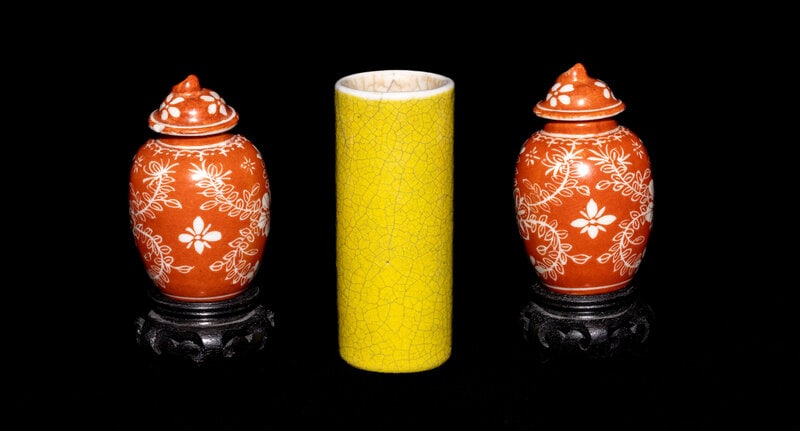 Three Chinese Porcelain Vessels (1 of 3)