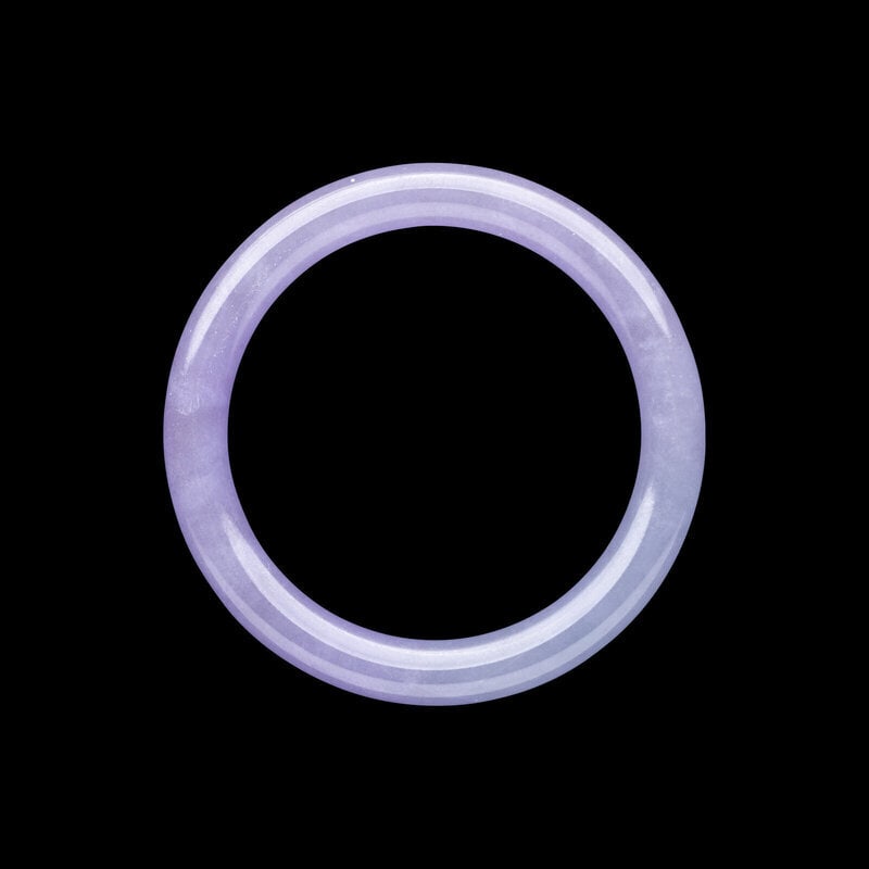 A Chinese Lavender Jadeite Bangle (1 of 2)
