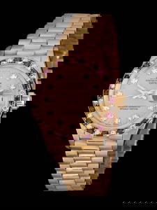 ROLEX, REF. 69178 18K YELLOW GOLD, DIAMOND AND RUBY 'LADY DATEJUST' WATCH