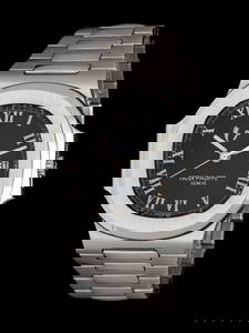 PATEK PHILIPPE, REF. 3710 STAINLESS STEEL 'NAUTILUS' JUMBO POWER RESERVE WATCH