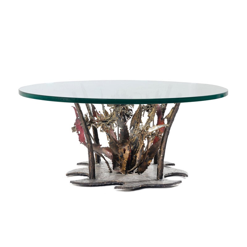 Silas Seandel
(American, b. 1937)
Sculptural Coffee Table from the Woodland Series, c. 1970Silas Sea (1 of 2)