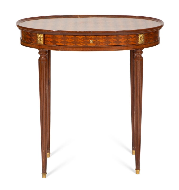 A Louis XVI Style Parquetry Side Table (1 of 4)