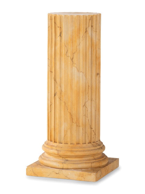 A Faux Marble Columnar Pedestal (1 of 4)