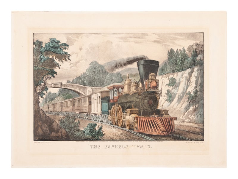 CURRIER and IVES, publishers | A group of 7 small-format lithographs. (1 of 7)