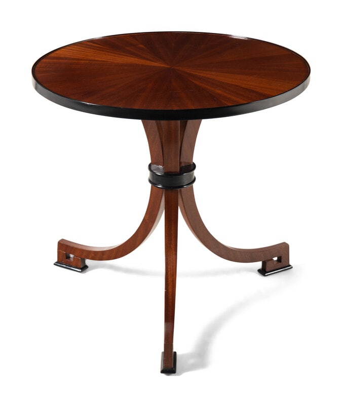 A Contemporary Part Ebonized Mahogany Side Table (1 of 3)