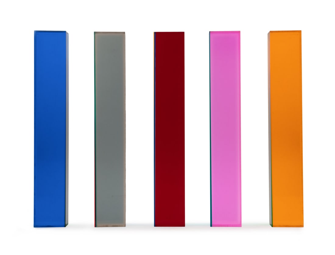 Vasa (Velizar Mihich)
(Yugoslavian, b. 1933)
Untitled (Five Columns), 1972 (1 of 4)