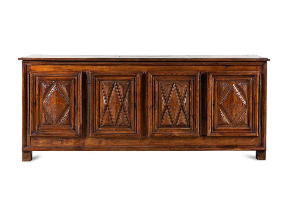 An Italian Walnut Console Cabinet (1 of 5)
