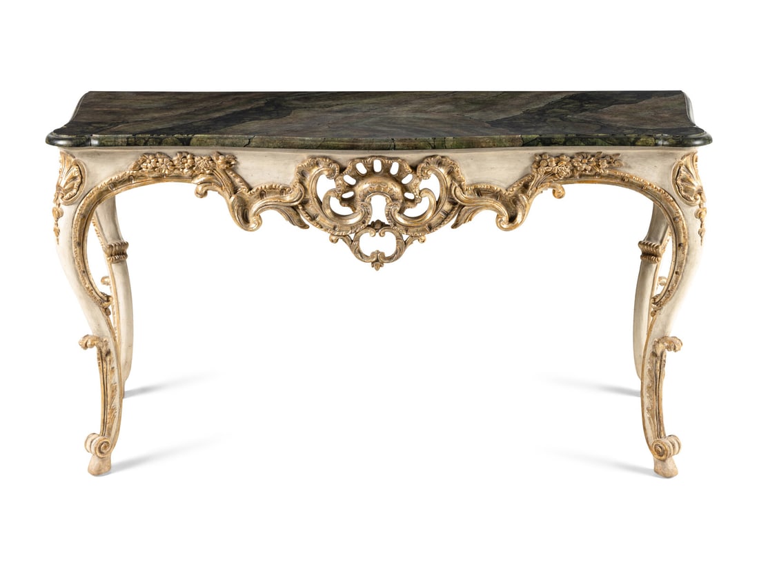 A Venetian Style Painted Console Table (1 of 4)