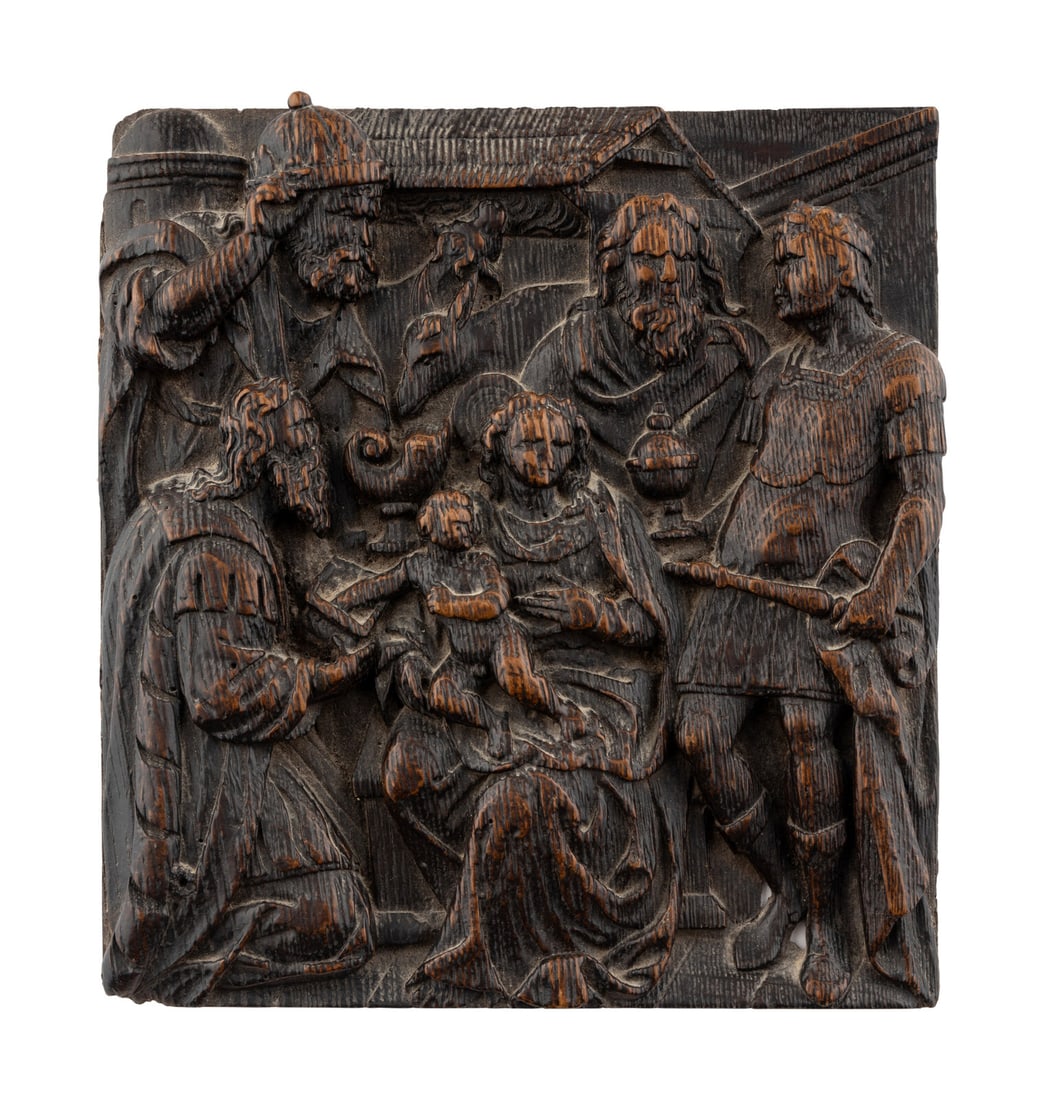 A Flemish Carved Oak Panel (1 of 3)