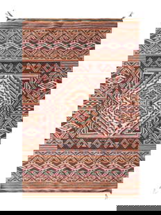 Ruby Watchman (diné, 20th Century) Navajo Burntwater Weaving / Rug Auction