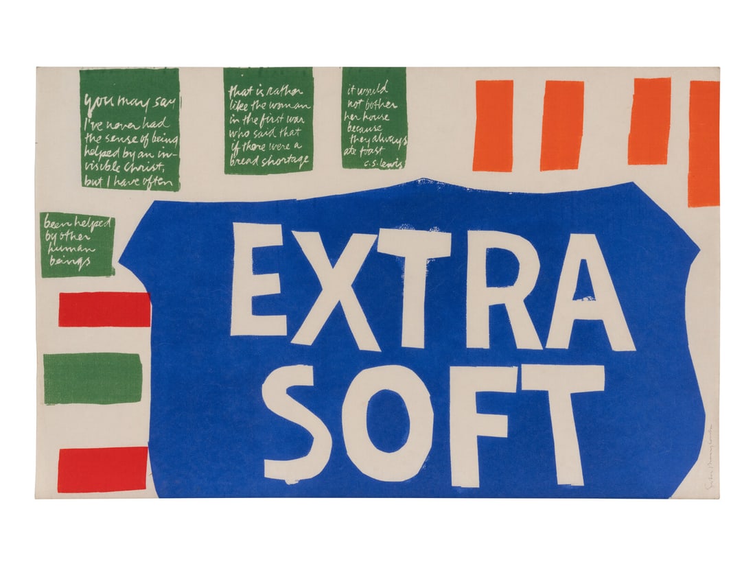 Corita Kent (American, 1918-1986) bread and toast, 1965 (1 of 5)