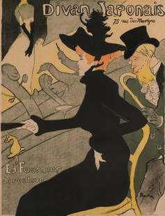 Henri de Toulouse-Lautrec  (French, 1864-1901) Divan Japonais, 1893: Henri de Toulouse-Lautrec (French, 1864-1901) Divan Japonais, 1893 lithograph 31 3/4 x 23 3/4 inches. Printed by Edward Ancourt, Paris Literature: Wittrock P11