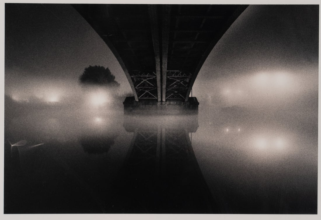 Michael Kenna (British, b. 1953) River Thames, London, England,1983 (Homage to Brassai): Michael Kenna (British, b. 1953) River Thames, London, England,1983 (Homage to Brassai) sepia and selenium toned gelatin print copyright stamp and signed and numbered 201 in pencil, verso 5 3/4 x 8 5/