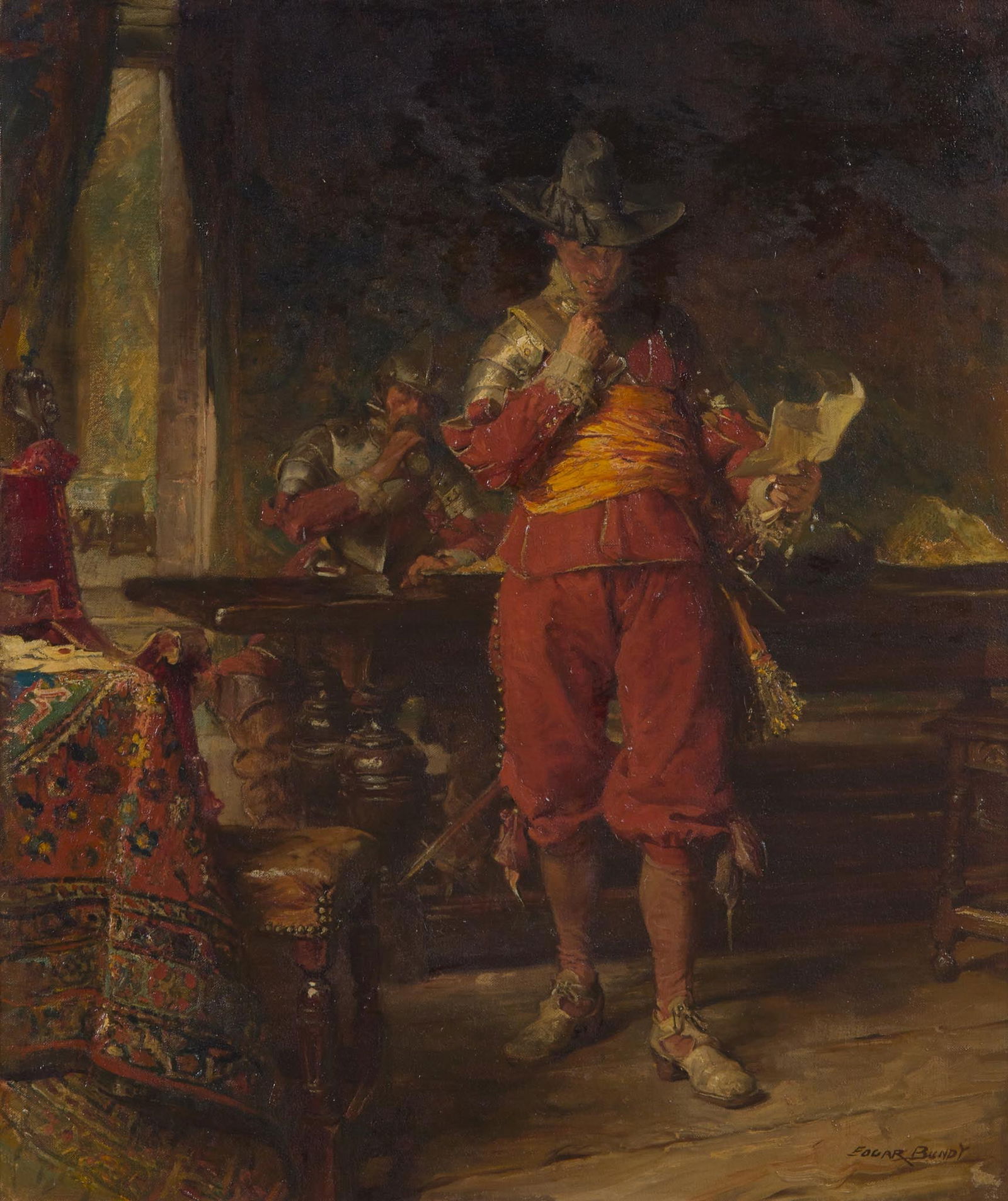 Edgar Bundy (British, 1862–1922) - From His Excellency The Lord General (1 of 2)