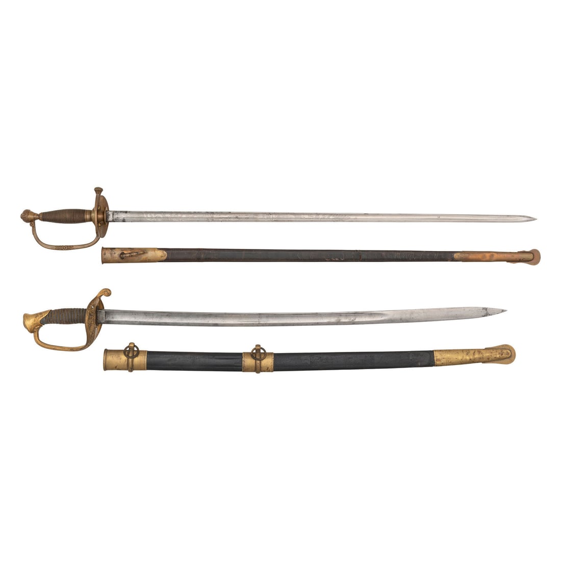 Two Presentation Swords to Lieutenant and Colonel (General) Gershom Mott, An Ames  1840 Officers (1 of 20)