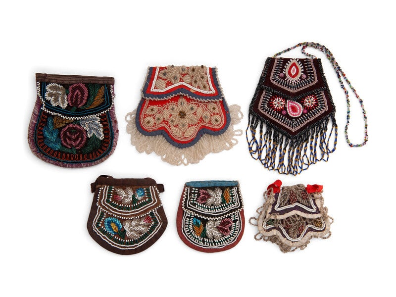 Haudenosaunee Beaded Purses (1 of 2)