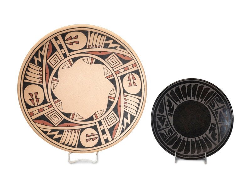 Erik Fender
(San Ildefonso, b. 1970)
Pottery Chargers (1 of 3)