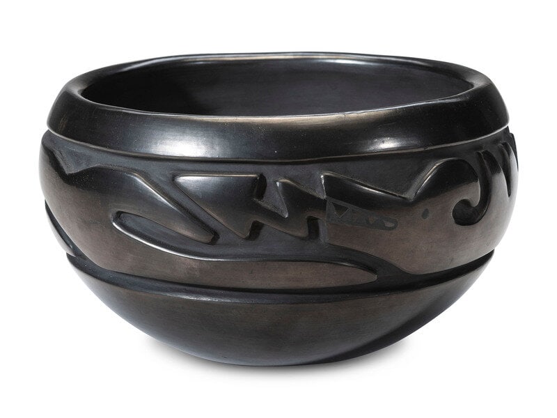 Betty Tafoya
(Santa Clara, 1933-1988)

Carved Blackware Pottery Bowl (1 of 5)