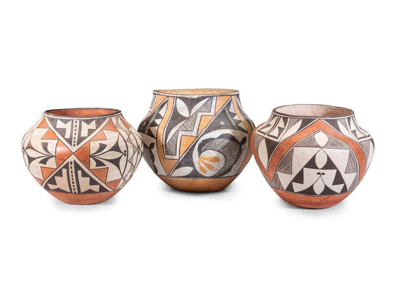Acoma Polychrome Pottery (1 of 6)