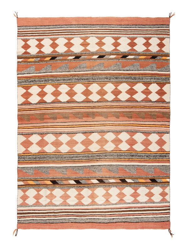 Navajo Crystal Pattern Weaving / Rug (1 of 2)