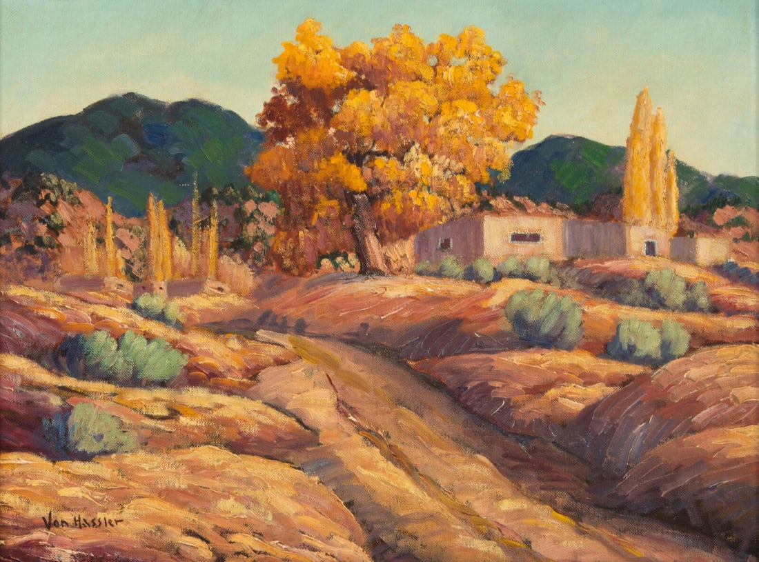 Carl Von Hassler (American, 1887-1969) Foothills of Sangre de Cristo (1 of 5)