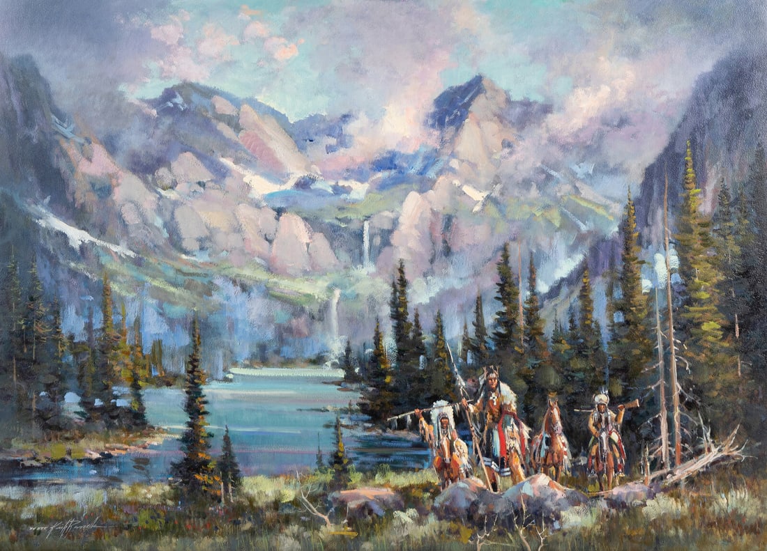 Kirk Randle (American, b. 1952) Back to Camp (1 of 5)