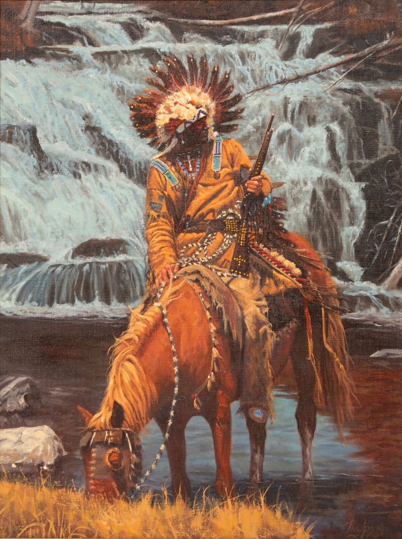 John Phelps (American, b. 1949) Water for the War Horse (1 of 5)