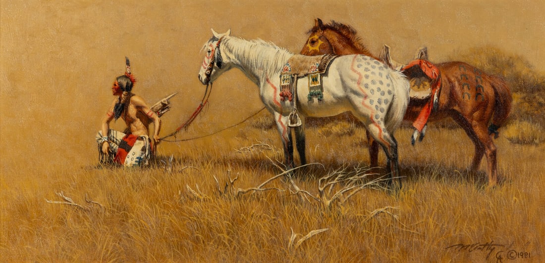 Frank McCarthy (American, 1924-2002) The Captured War Horse, 1981 (1 of 6)