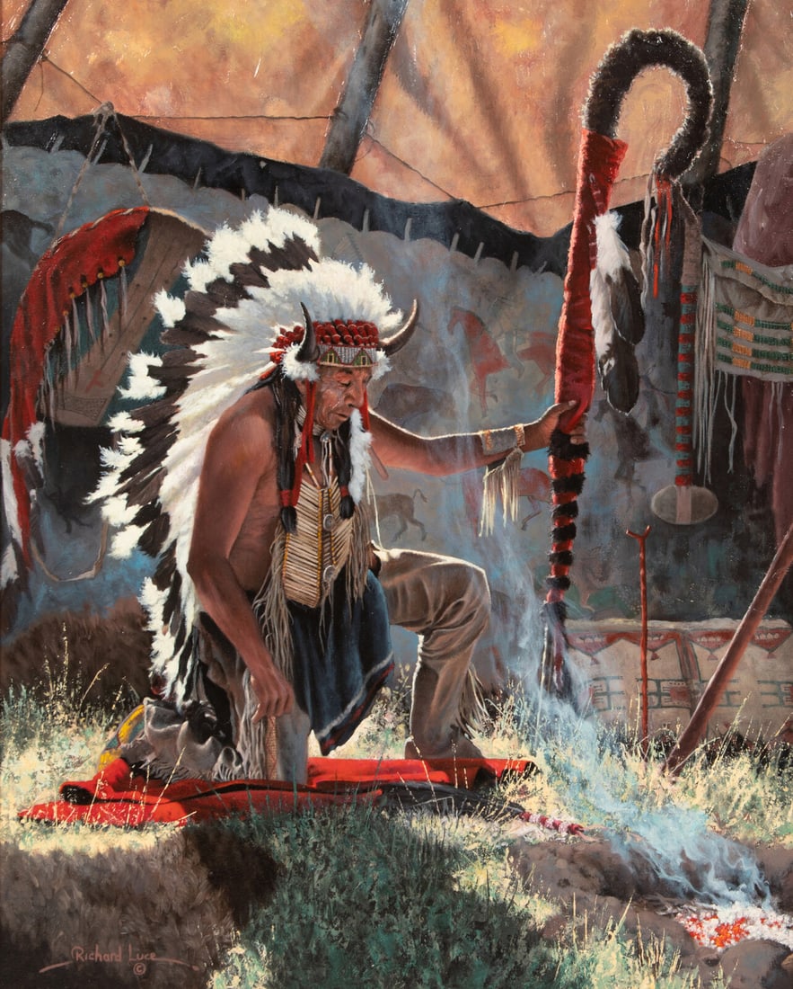 Richard Luce (American, b. 1950) A Moment of Prayer (1 of 5)